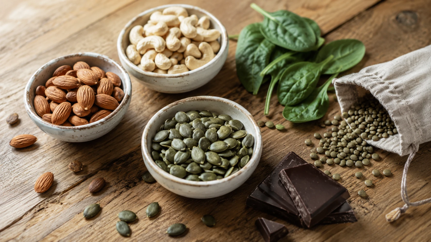 aliments pour compenser le manque de magnésium