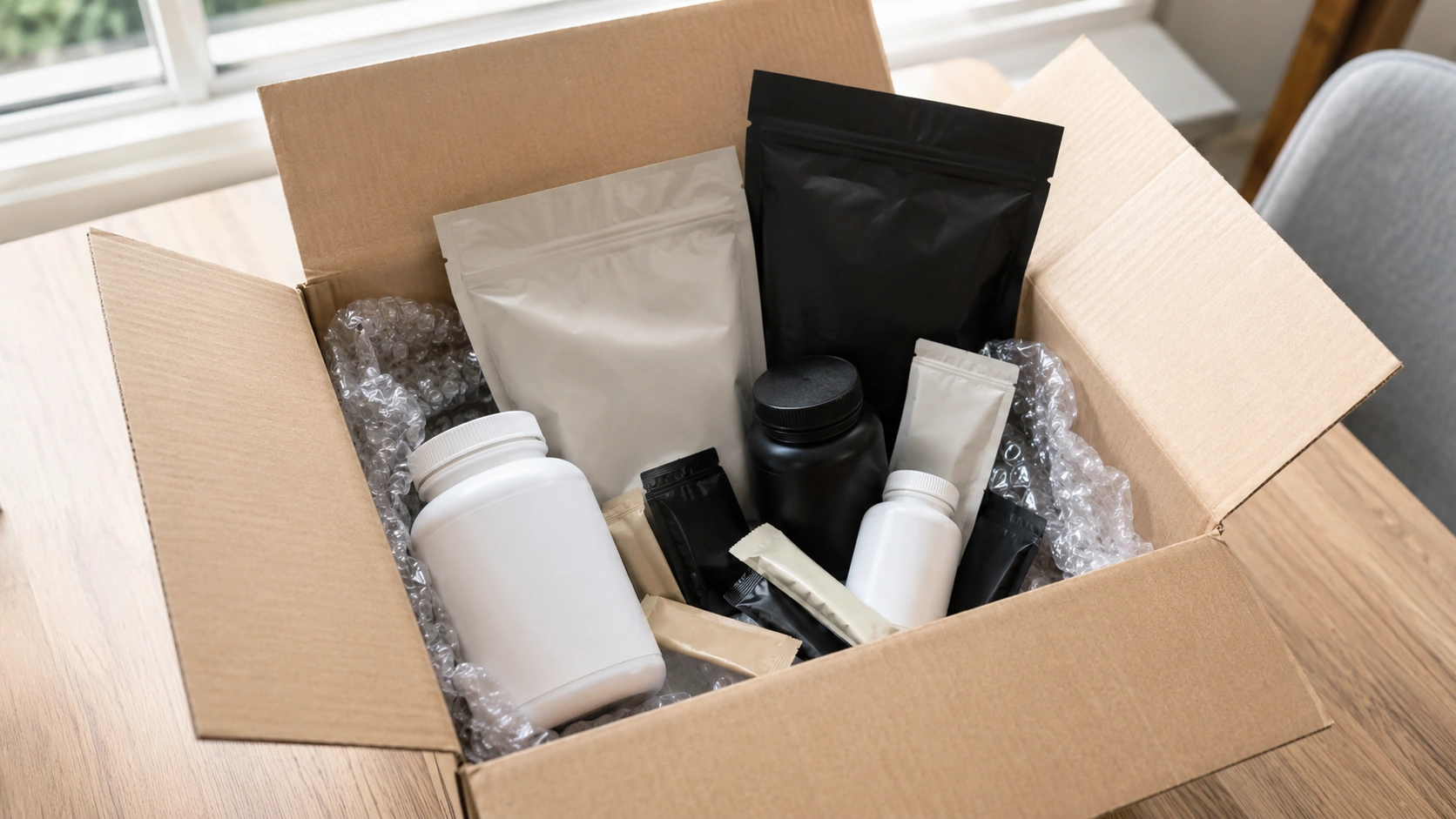 colis de produits Prozis
