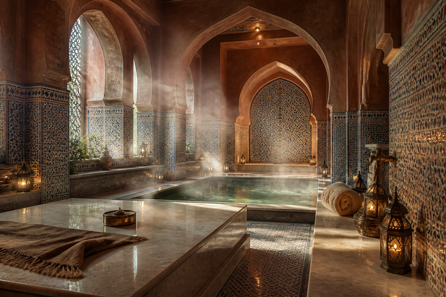 Hammam luxueux et serein