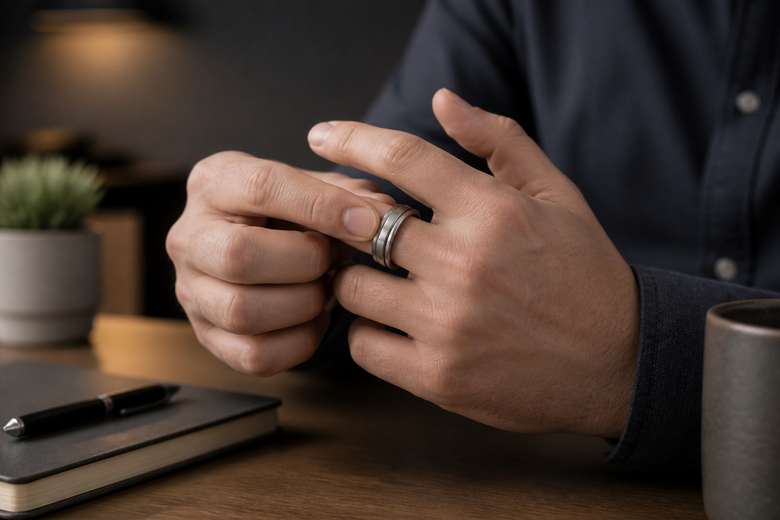 Bague tournante calme et concentration